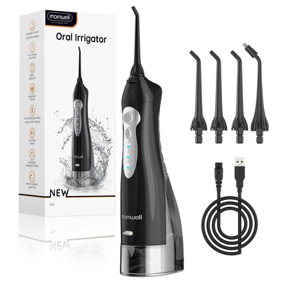 New Water Floss F29 Portable Water Flosser USB Rechargeable Oral Water Jet Pick Flosser 4 Jet Tip Teeth Cleaner