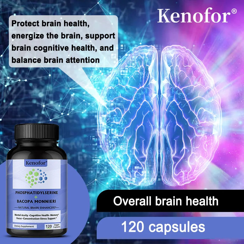 Phosphatidylserine,brain Health Supplement,supports Healthy Thinking and Cognitive Function,Enhances Memory,Enhances Creativity