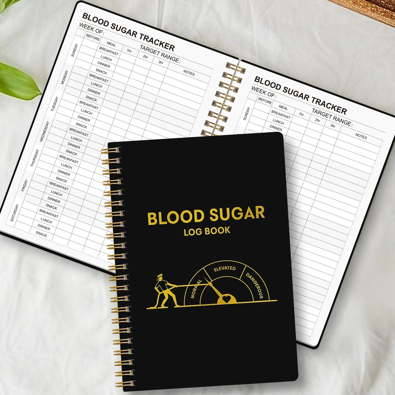 2025 Blood Sugar Log Book, Weekly Blood Sugar Diary, Enough for 63 Weeks, Daily Diabetic Glucose Tracker Journal Book