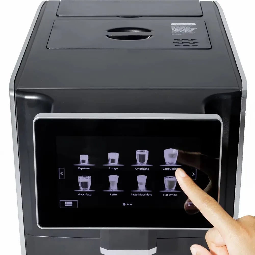 Super Smart Fully Automatic Coffee Machine Touch Screen Cappuccino Latte Coffee Espresso Maker