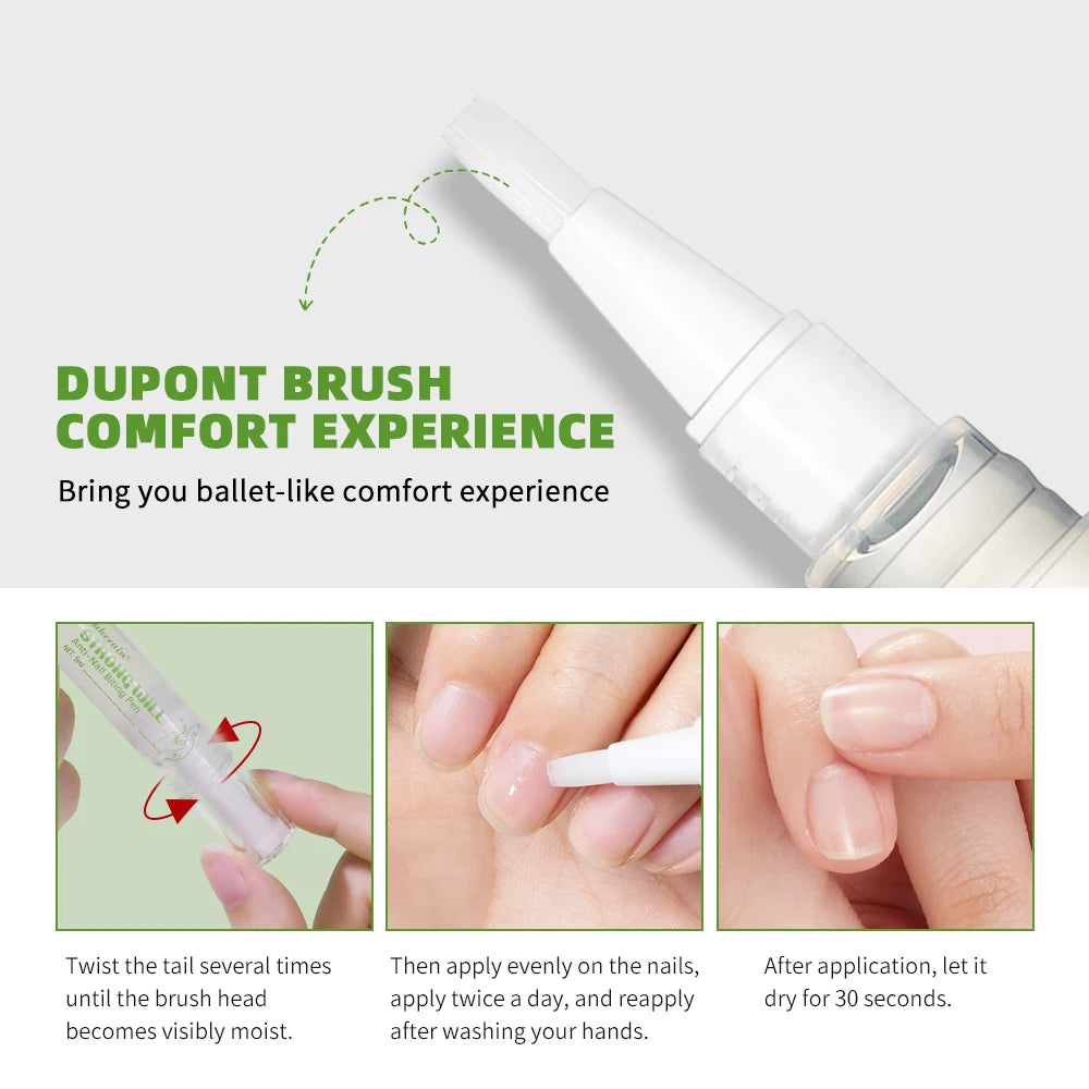 Strong Will Anti-Nail Biting Click Pen Stop Nail Biting Care Nails Improve Nail Biting Behavior Strong Bitter Aquamarine Pen