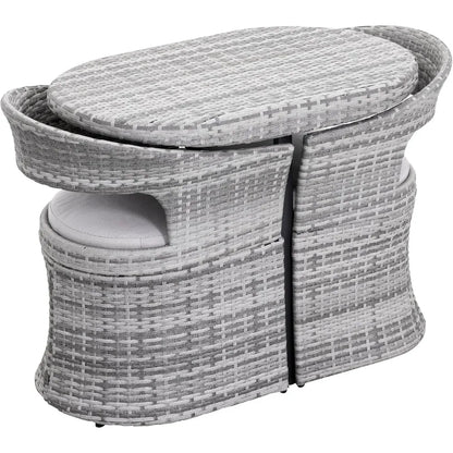 3 Piece Outdoor Patio Bistro Set