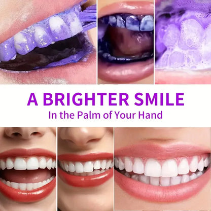 Purple Teeth Whitening Toothpaste - Alcohol-Free, Sulfate-Free, Rich in Apatite, Deep Cleansing and Mineral Regeneration