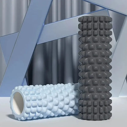Blue Foam Rollers for Muscle Massage - Medium-Density Back Foam Roller for Back Pain Relief & Muscle Recovery in Legs & Arms