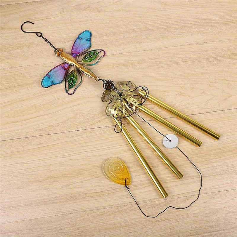 AFOURT-Wind Chime Glass Gardening Wind Chimes Pendant High Quality For Wall Window Door Ornaments