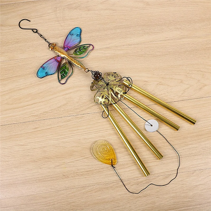 AFOURT-Wind Chime Glass Gardening Wind Chimes Pendant High Quality For Wall Window Door Ornaments