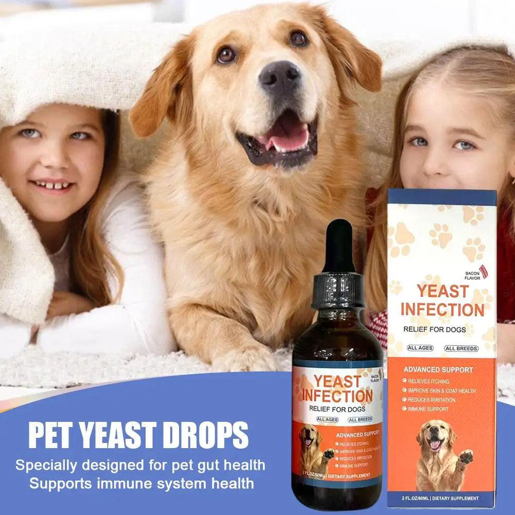 60ML Dog Pet Drops Gentle Care Supplement To Maintain Healthy Coat and Skin for Dogs PET CARE