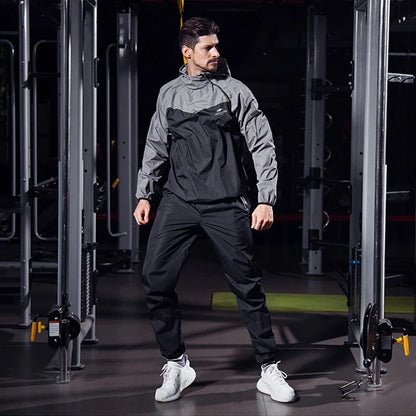 Naturehike Outdoors Gym Set Men Full Body Sweating Sportswear Women Boxing Running Training Fitness Weight Loss Unisex Tracksuit