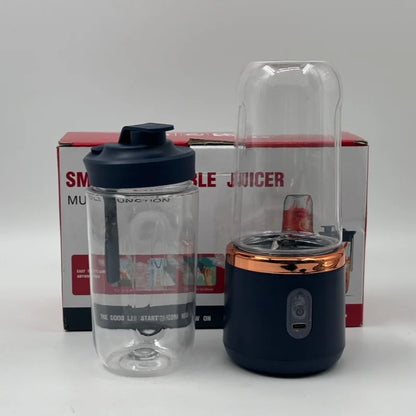 Household Fruit Mixer 400ML Electric Juicer Portable Food Milkshake Mixer Machine Multifunction 6 Blades Juicer Machine Blender