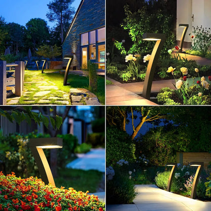 6Pack Bright Solar Outdoor Lights,  Auto On/Off