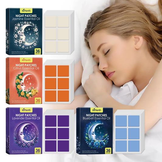 Sleep Care Patch Improves Sleep Quality Soothes Nerves Jasmine Lavender Citrus Bluebell Scent Lightweight & Portable Sleep Patch