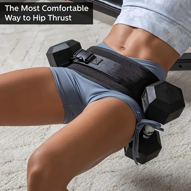 Dumbbell Exercise Belt Hip Thrust Weight-Bearing For Effective Glute Bridge Workout Waist Weight Training Kettlebells