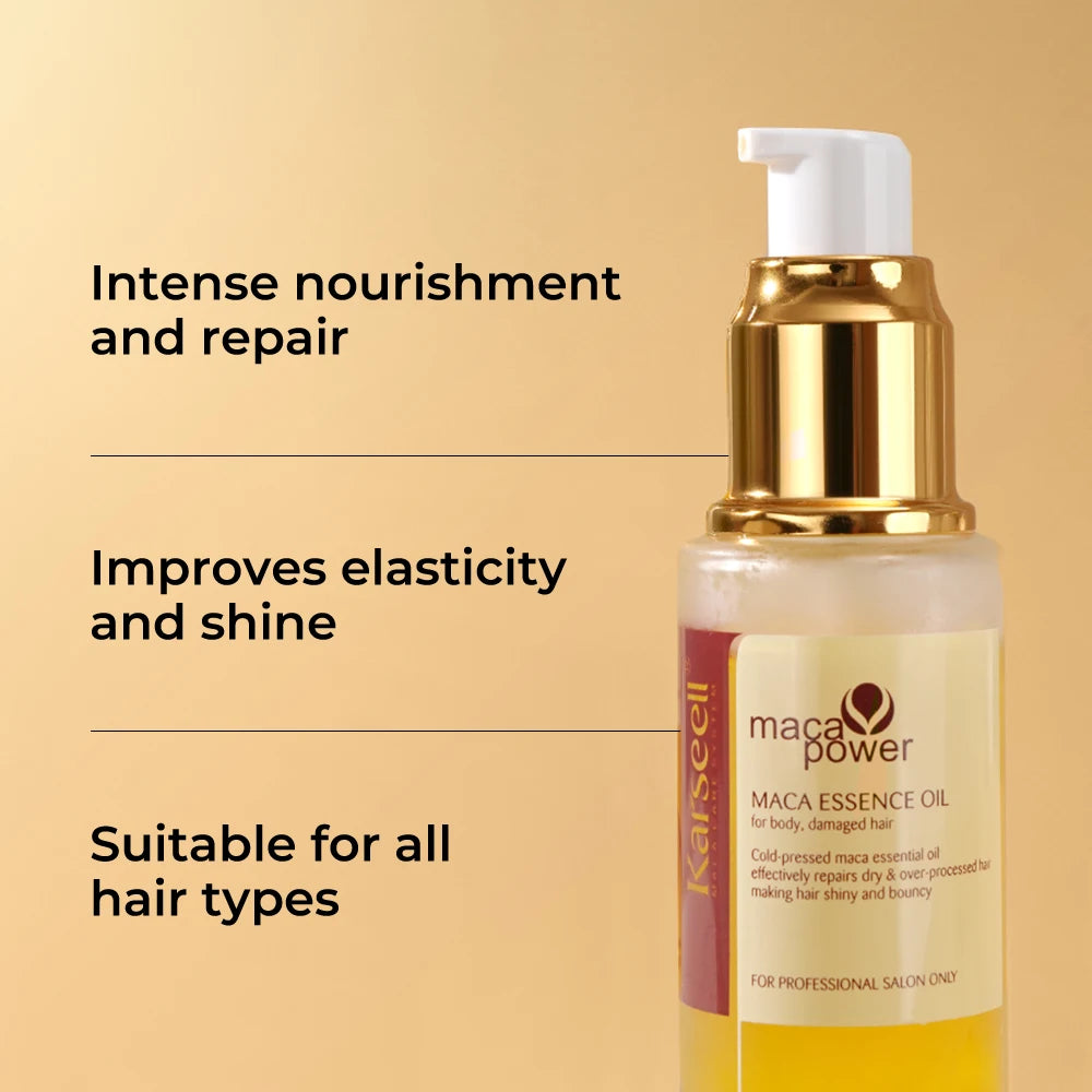 Karseell Collagen Hair Mask 500ml 16.9 fl.oz + Argan Oil Hair Serum 50ml 1.69 fl.oz