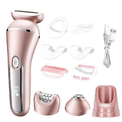 Electric Razors For Women Bikini Trimmer Face Shavers Hair Removal For Underarms Legs Lady Body Trimmer IPX7 Waterproof Trimmer