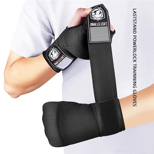 Gel Gloves, Half-finger Boxing Gloves, Lazy Person's Quick Hand Binding, Hand Protection Bandages, Fighting, Boxing, Muay Thai
