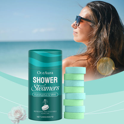 OceAura Shower Steamers Eucalyptus Mint Relax Mind Body Cleaning Lavender Rose Shower Steamers Tablets Bath and Shower Products