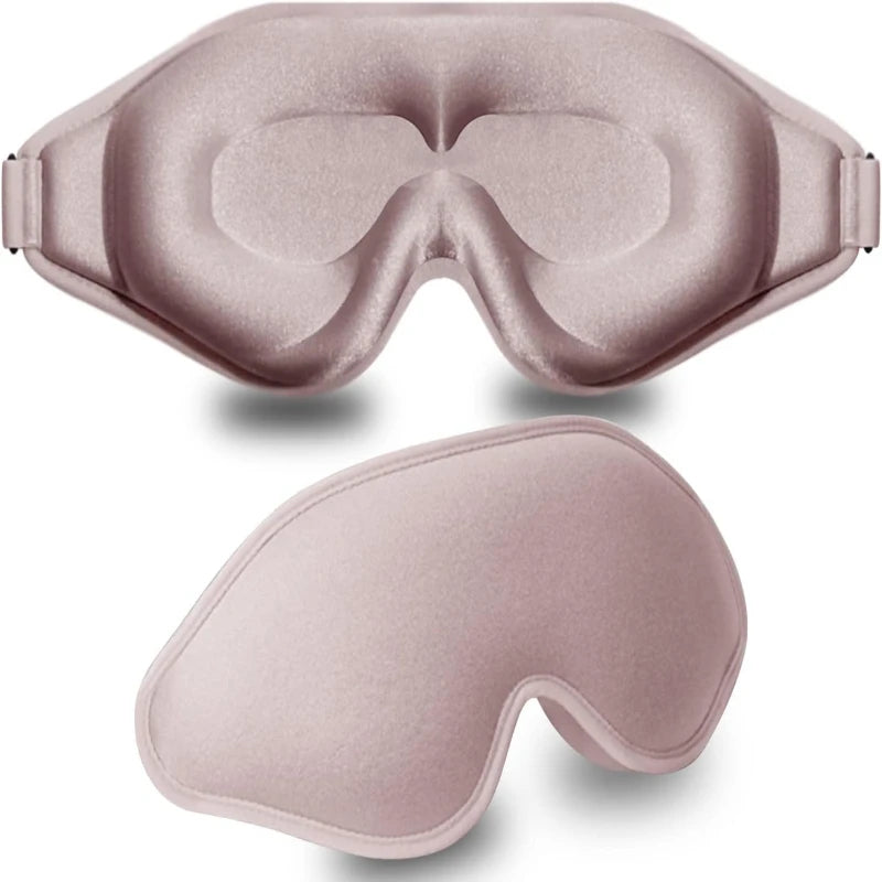 Sleep Mask,3D Deep Contoured Eye Covers for Sleeping,99% Block Out Light Eye Mask,with Adjustable Strap for Sleeping,Traveling