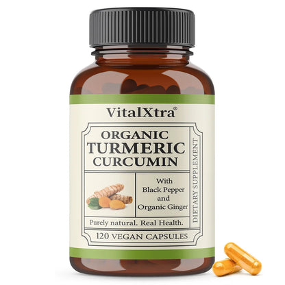 Turmeric Curcumin with Black Pepper,with 95% Curcuminoids,Extra Strength Turmeric,Enhanced Absorption,Joint Support Supplement