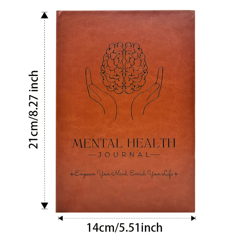 Mental Health Journal Anxiety & Guided Journal Self Care Journal To Practice Positive Thinking ADHD Planner With Mood Tracker -