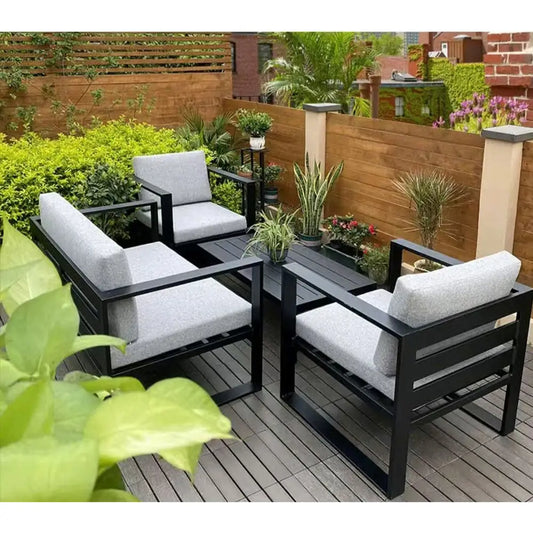 Best Price  Aluminum  Patio Sofa  Garden Sofa Outdoor Sofas for Hotel Courtyard