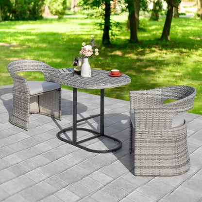 3 Piece Outdoor Patio Bistro Set