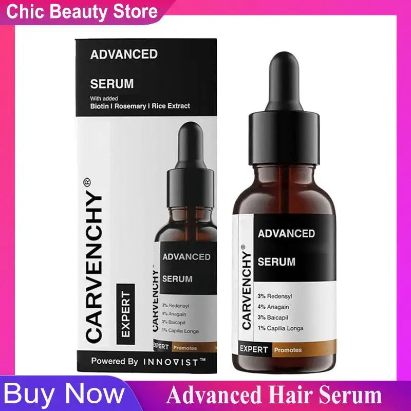 30ml Advanced Hair Care Serum With Multi-Peptides For Enhanced Hair Density And Scalp For All Hair Types