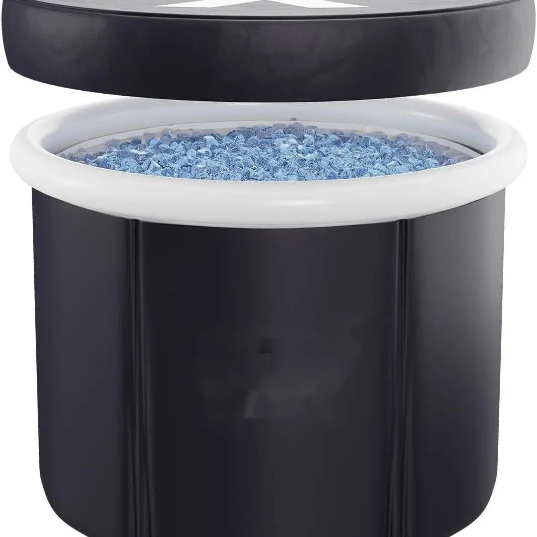 Home folding ice bucket, adult bath ice bucket, PVC cold therapy portable folding ice bathtub, post exercise therapyice bathtub