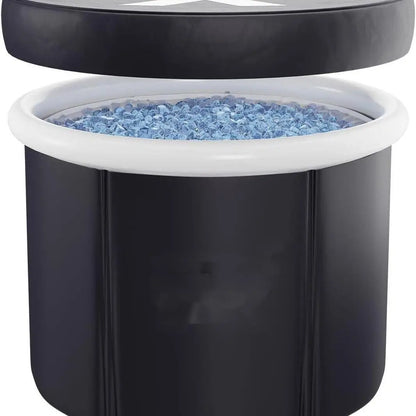 Home folding ice bucket, adult bath ice bucket, PVC cold therapy portable folding ice bathtub, post exercise therapyice bathtub