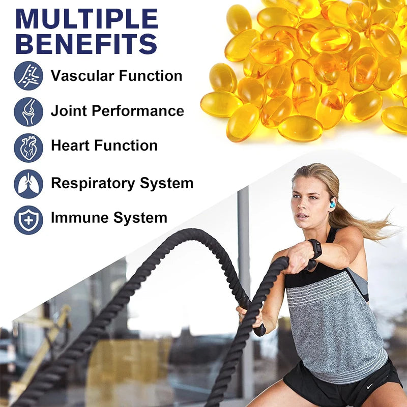 PQQ Capsules Supplement 40 mg - Mitochondrial Biogenesis & Metabolism - Supports Brain, Heart Health & Cognitive Function