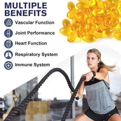 PQQ Capsules Supplement 40 mg - Mitochondrial Biogenesis & Metabolism - Supports Brain, Heart Health & Cognitive Function