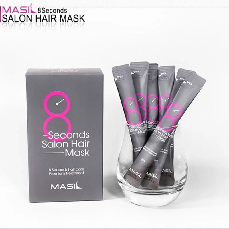 Korean 8 Seconds Salon Hair Mask Hair Restoration Premium Treatments Keratin Repairing Supple Hydration Hair Care Mask