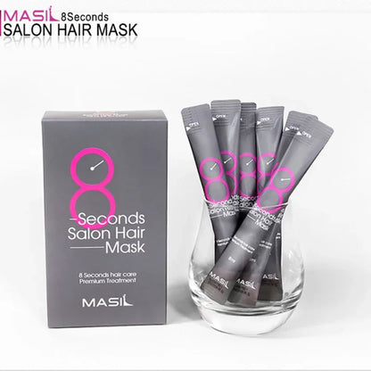 Korean 8 Seconds Salon Hair Mask Hair Restoration Premium Treatments Keratin Repairing Supple Hydration Hair Care Mask