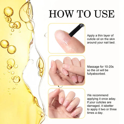 15ml Nail Nutrition Oil Dried Flower Scented Nutritional Oil Moisturizes Nails And Cuticles Protector Finger for Nail Care
