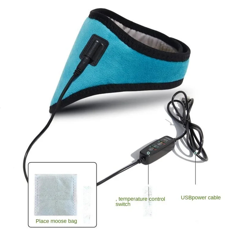 Reliever Cervical Vertebra Fatigue Electric Neck Brace Heated Neck Health Care Therapy Neck Pain Relief Neck Protection  Tool