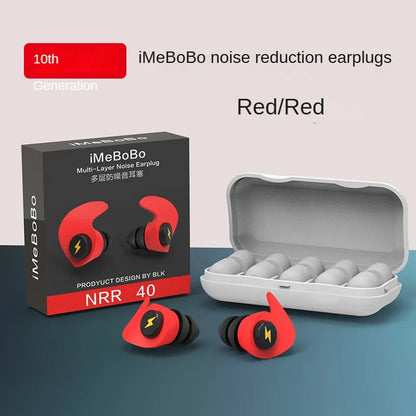 Waterproof Silicone Noise-Cancelling Earplugs Soundproof Sleep Mute Earplug Separate Assembly for Noise Reduction And Sleep