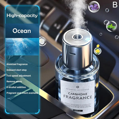 Car aromatherapy machine ornament spray smart fragrance instrument automatic humidifier perfume balm air long-lasting