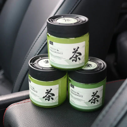Car Aromatherapy Solid Balm Long Lasting Fragrance Car Dashboard Cup Groove Tea Aroma Ornament Interior Deodorant Air Freshener