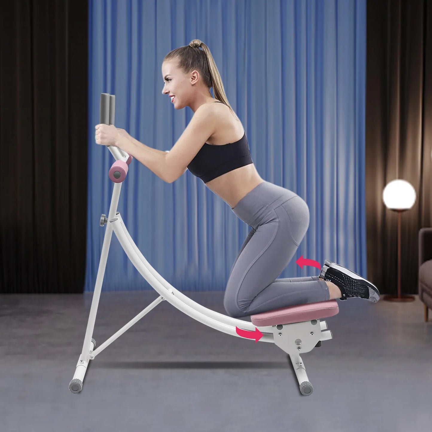 Foldable, Core & Abdominal Exercise Fitness Equipment for Home Gym