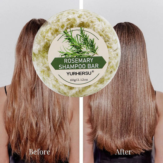 Nourishing and repairing: Rosemary shampoo soap, escorting hair