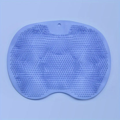 Exfoliating Shower Massage Scraper Bathroom Non-slip Bath Mat Back Massage Brush Silicone Foot Wash Body Cleaning Bathing Tool