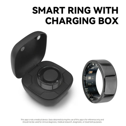 2025 New For Smart Ring Men Women, Heart Rate and Blood Oxygen Monitor Smartring IP68 & 3ATM Waterproof, Multi-sport Mode