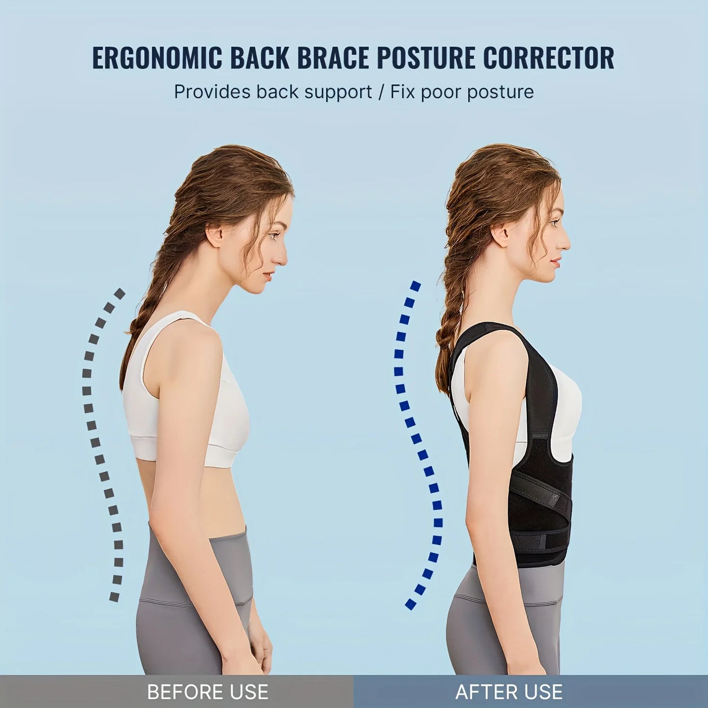 Back Brace Posture Corrector Full Back Support Spine Corrector
