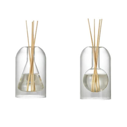 Z. Aromatherapy Diffuser Bottle Glass Essential Oil With Diffusers Sticks Storage Containers Transaprent Modern Home Decorations