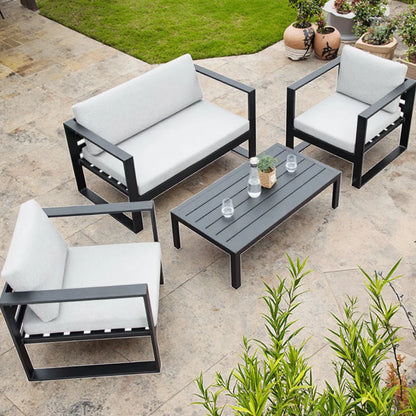 Best Price  Aluminum  Patio Sofa  Garden Sofa Outdoor Sofas for Hotel Courtyard