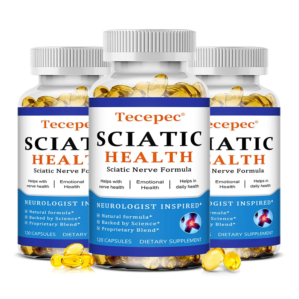 Sciatic Nerve Health Support Supplement - with Vitamin B Complex, Alpha Lipoic Acid,Strengthens Muscles & Increases Endurance