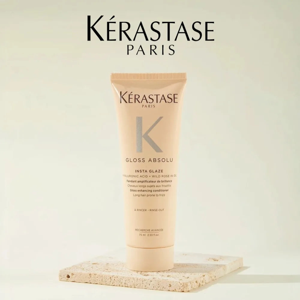 Kerastase Gloss Absolu Gloss Enhancing Conditioner 75ml/2.5oz, Original Conditioner for Women/Men, Hair Care Treatment