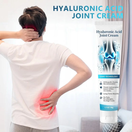 50g Joint Care Gel with Hyaluronic Acid Relieves Knee Lumbar Shoulder Neck Pain Soothes Muscles Reduces Stiffness Joint Cream