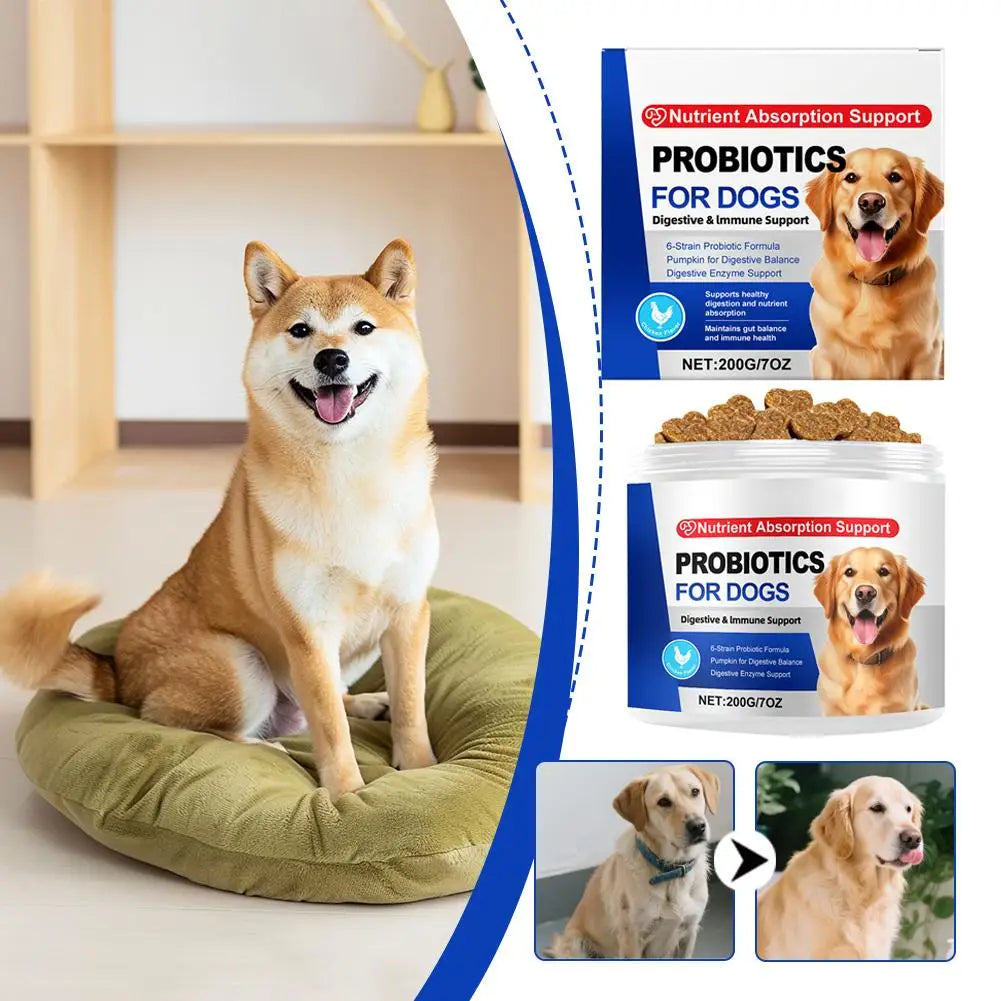 Dog Specific Probiotic Soft Granules - Intestinal Balance Digestion Support Pet Nutritional Supplement For All Ages
