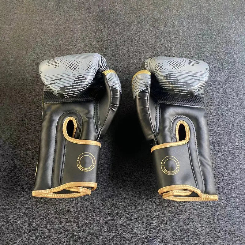 6/8/10/12/14oz Professional Boxing Gloves High Quality PU Muay Thai MMA Sanda Training Glove Boxing Training Accessories