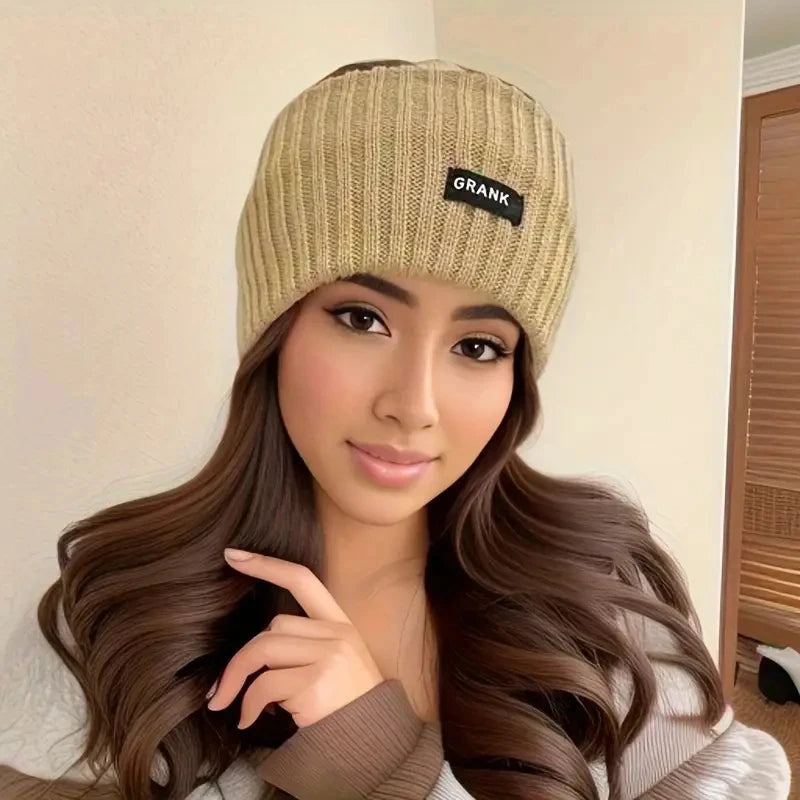 Stylish Knitted Headband for Women Winter Warm Elastic Hair Band Head Scarf Sports and Casual Wear
